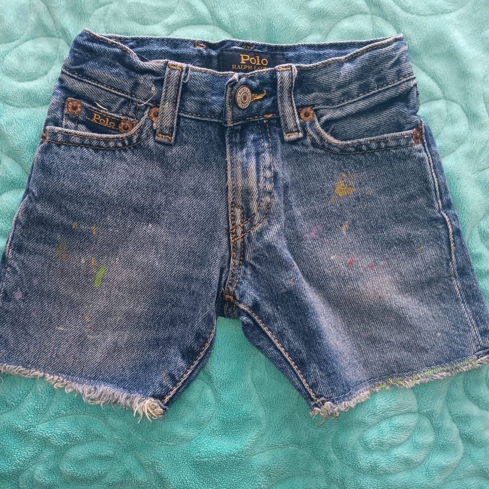 Polo by Ralph Lauren Kids Blue Denim Shorts